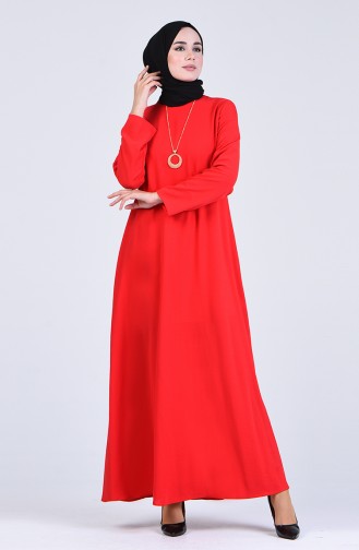 Robe Hijab Rouge 0083-01