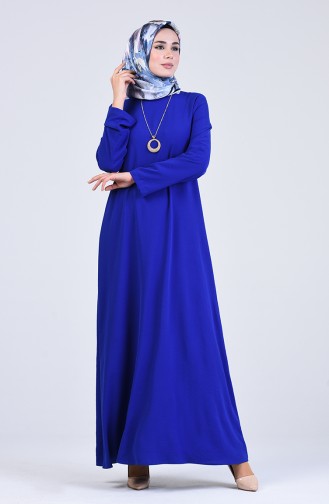 Necklace Dress 0083-02 Saxe Blue 0083-02