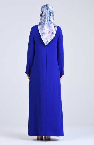 Robe Hijab Blue roi 0083-02