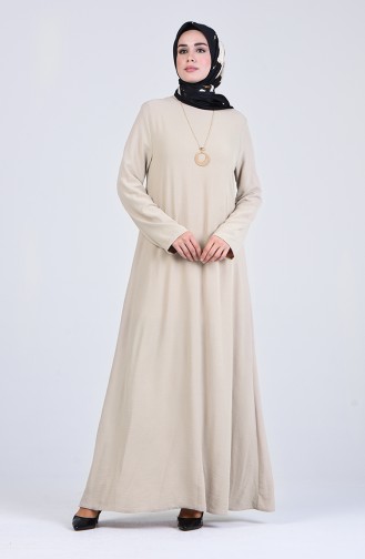 Robe Hijab Beige 0083-04