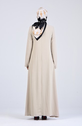 Robe Hijab Beige 0083-04