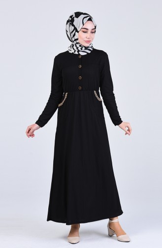 فستان أسود 6571-04