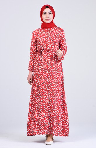 Red İslamitische Jurk 6573-05