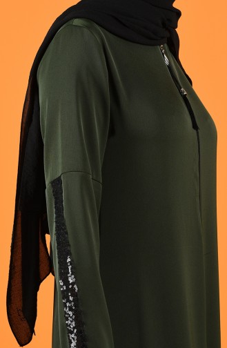 Khaki Abaya 10150-05