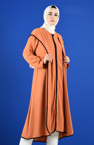 Abayas Couleur brique 17087-03