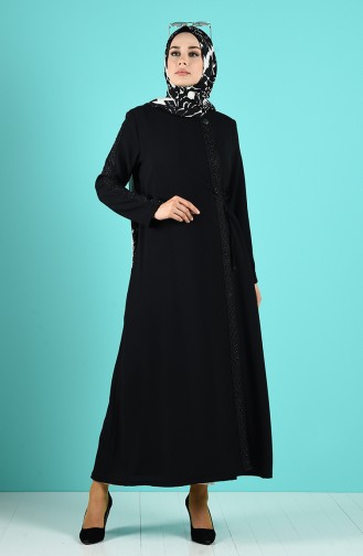Black Abaya 19015-04
