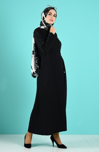 Black Abaya 19015-04