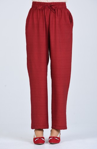 Claret Red Pants 0151-03