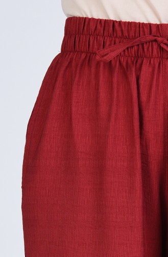 Aerobin Fabric Pocket Trousers 0151-03 Burgundy 0151-03