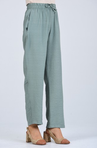 Aerobin Fabric Trousers with Pockets 0151-05 Sea Green 0151-05