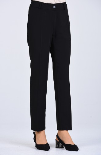 Classic Trousers with Pockets 20010-03 Black 20010-03