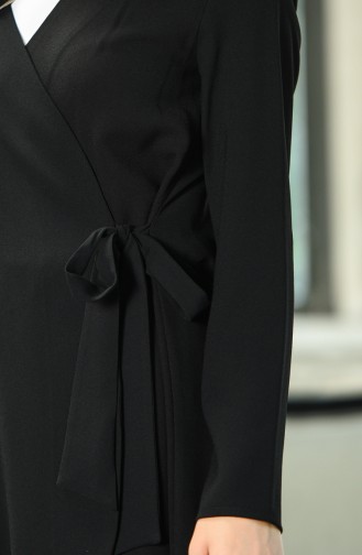 Side-tie Tunic Trousers Double Suit 21021-02 Black 21021-02