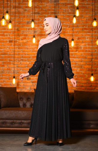 Purple Hijab Evening Dress 9Y3959200-03