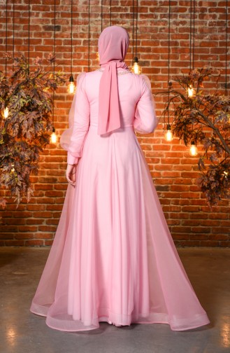 Puder Hijab-Abendkleider 4809-02