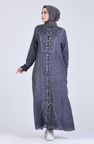 Robe Hijab Gris 4141-06