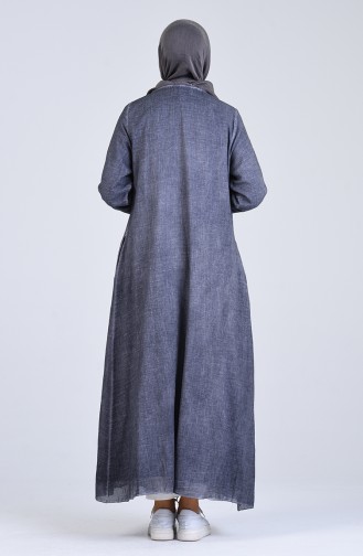 Robe Hijab Gris 4141-06