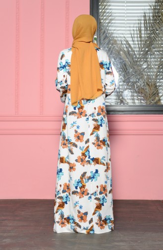 Robe Hijab Tabac 8235-01