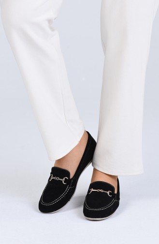 Black Women`s Flats 0403-04