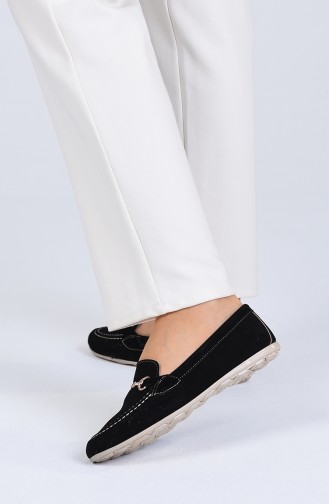 Black Women`s Flats 0403-04