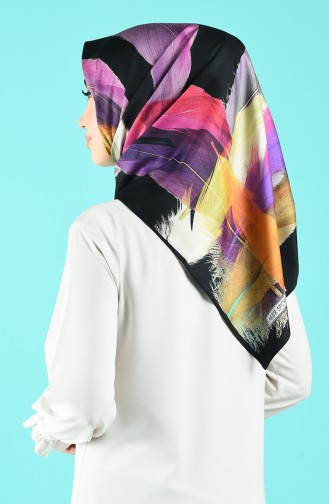 Aker S Twill Eşarp 7213-797-912 Siyah
