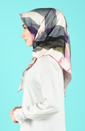 Aker S Twill Eşarp 7213-797-992 Pudra