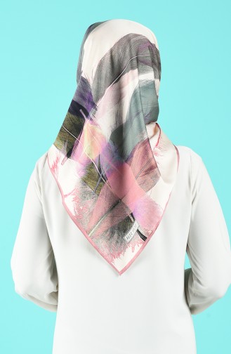 Aker S Twill Eşarp 7213-797-992 Pudra