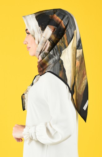 Aker S Twill Eşarp 7918-797-911 Siyah