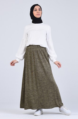 Oil Green Skirt 4939-01