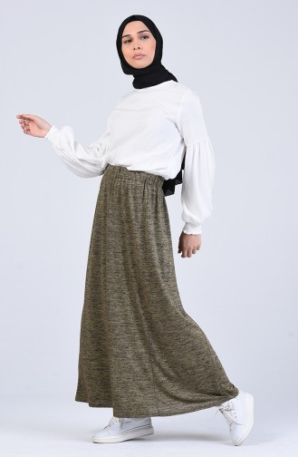 Oil Green Skirt 4939-01