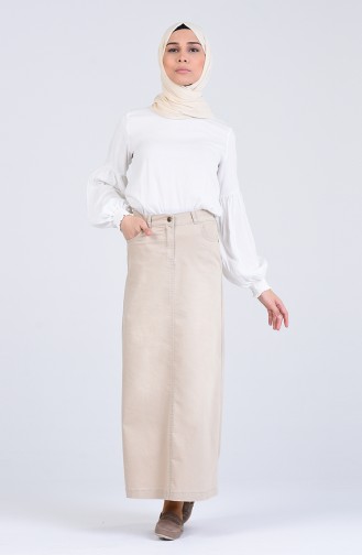 Beige Skirt 0475-04