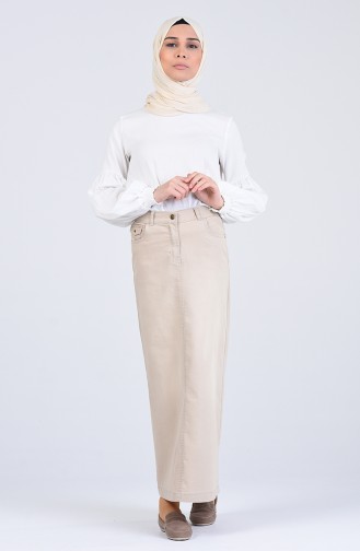 Beige Skirt 0475-04