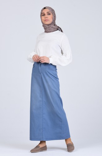 Denim Blue Skirt 0475-05
