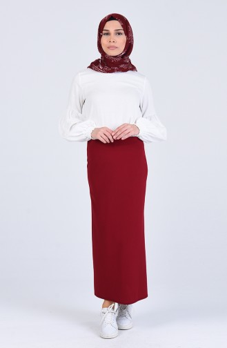 Claret Red Skirt 7003-07