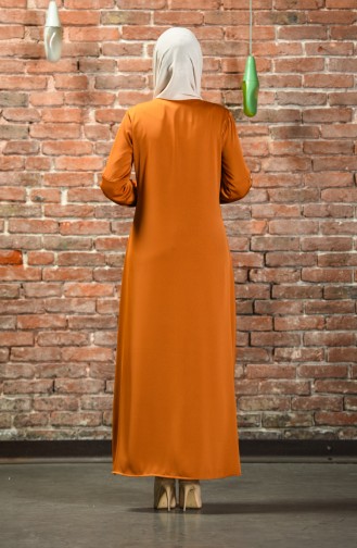 Tobacco Brown Abaya 10150-07