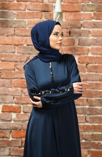 Dunkelblau Abayas 10150-01