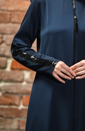 Navy Blue Abaya 10150-01