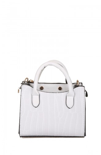 White Shoulder Bags 399-105