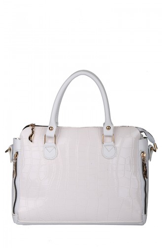 White Shoulder Bag 401-105