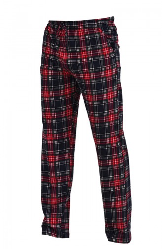 Erkek Pijama Tek Alt 001042-A Kırmızı