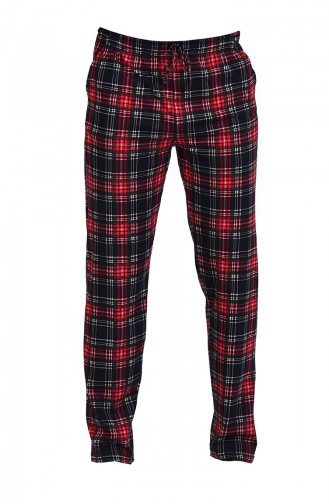 Erkek Pijama Tek Alt 001042-A Kırmızı