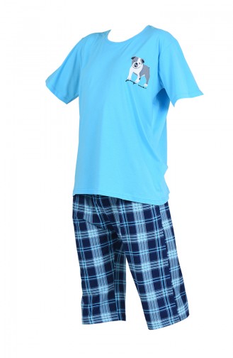 Turquoise Pajamas 812034-A