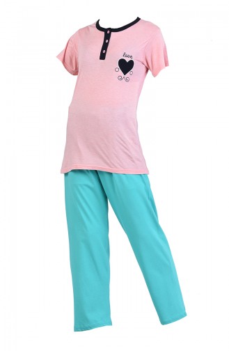 Green Pyjama 9050-04