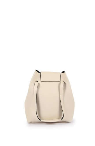 Beige Schultertasche 47Z-05