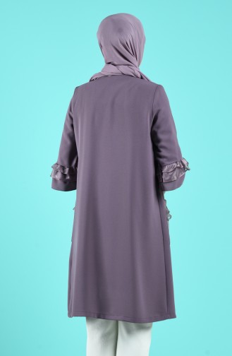 Tunik Ceket İkili Takım 21017-03 Lila