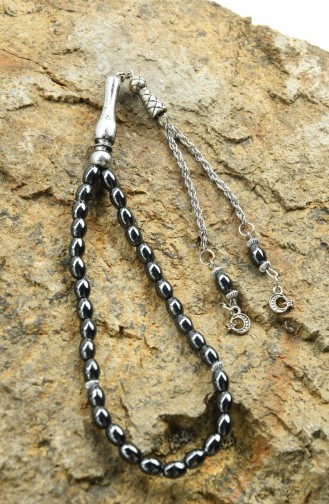 Silver Gray Rosary 20