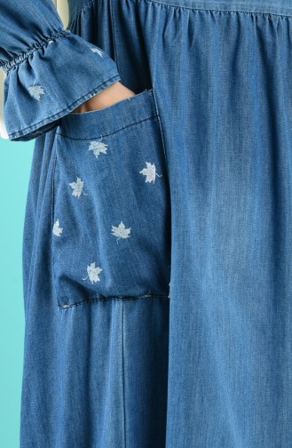 Jeans Blue İslamitische Jurk 8054B-01