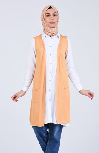 Light Mustard Gilet 3932-42