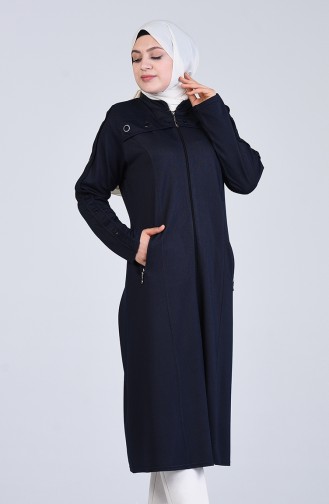 Dark Navy Blue Abaya 6080-04