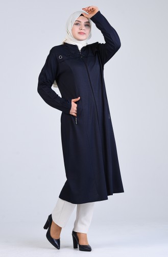 Dark Navy Blue Abaya 6080-04