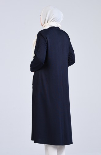 Dark Navy Blue Abaya 6080-04